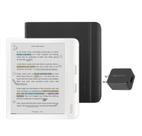 eReader Kobo Libra, cor branca, com estojo e adaptador AC