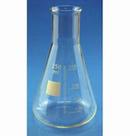 Erlenmeyer de vidro boca estreita 125ml