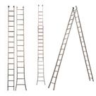 Escada Alumínio 3 Em 1 Extensiva 2 X 15 - 30 Degraus Alumasa