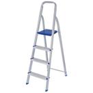 Escada Alumínio 4 Degraus 134cm Mor - Doméstica Leve E Durável Escada Alumínio 4 Degraus 134cm Mor - Doméstica Leve E Durável