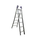 Escada Alumínio Extensiva Profissional - Dupla 6 Degraus - 56 - Real Escadas