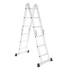 Escada Articulada de Alumínio Multifuncional 12 Degraus 3,32 Metros de Altura Garden Life Escada Articulada de Alumínio Multifuncional 12 Degraus 3,32 Metros de Altura Garden Life