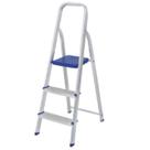 Escada de Aluminio Dobravel 3 Degraus- Mor