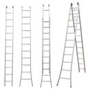 Escada De Alumínio Extensiva 2 X 11 - 22 Degraus Alumasa