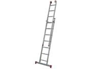 Escada de alumínio extensível 2,12 x 3,18 m 2 x 7 degraus - ESC0616