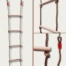 Escada de corda de escalada ISOP Swedish Wall 2m para crianças