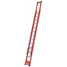 Escada De Fibra Extensiva Profissional Worker 3,6x6m 19 Degraus Tipo D Catraca Alumínio