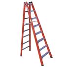 Escada de Fibra Tesoura Duplo Acesso 08 Degraus Laranja TAFD-8 - W. BERTOLO Escada de Fibra Tesoura Duplo Acesso 08 Degraus Laranja TAFD-8 - W. BERTOLO