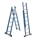 Escada em Fibra Tesoura Extensível 6x10 Degraus 1,90x3,20m Premium Wbertolo