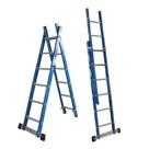 Escada em Fibra Tesoura Extensível 6x10 Degraus 1,90x3,20m Premium Wbertolo