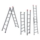 Escada Extensiva 3 em 1 Aço 9x16 Degraus 4,75m 120kg NV213P