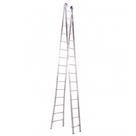 Escada Extensiva 4x1 e 2x15 Degraus Alumínio Suporta 120kg Antiderrapante Real Escadas
