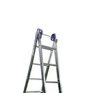 Escada Extensiva Aluminio 4em1 7,45mt 2x13 Degraus Real EX13 Escada Extensiva Aluminio 4em1 7,45mt 2x13 Degraus Real EX13