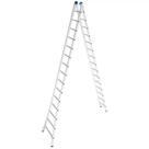 Escada Extensiva Aluminio 4em1 8,37mt 2x15 Degraus Real EX15 Escada Extensiva Aluminio 4em1 8,37mt 2x15 Degraus Real EX15