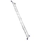 Escada Multifuncional com Plataforma 4x3 12 Degraus 5133 Mor