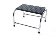 Escada Para Maca 1 Degrau Metálica Auxiliar Inox Medcombo