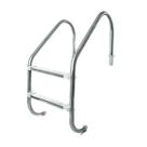 Escada Para Piscina 2 Degraus Em Aço Inox Shop das Cascatas