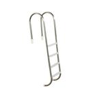 Escada para Piscina 4 Degraus Anatômicos em ABS Marinheiro 1 1/2" em Aço Inox - Sodramar
