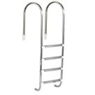 Escada para Piscina 4 Degraus Anatômicos em Inox Marinheiro 1 1/2" em Aço Inox - Sodramar
