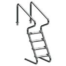 Escada para Piscina Confort 2 POL 4 Degraus INOX 022798 SODRAMAR