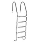 Escada para Piscina Tradicional 1 1/2" em Aço Inox 5 Degraus Anatômicos em Inox - Sodramar