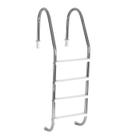Escada para Piscina Tradicional 2" em Aço Inox 4 Degraus Anatômicos em ABS - Sodramar Escada para Piscina Tradicional 2" em Aço Inox 4 Degraus Anatômicos em ABS - Sodramar