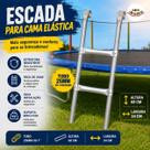 Escada Para Pula Pula cama elástica 02 degraus Escadinha De Ferro 02 Degraus Alt 68cm Larg 34 pula Pula 1,83m e 2,0m e 2,44m desmontável