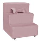 Escada Pet 3 Degraus para Cães Pequenos e Gatos - Conforto e Acesso Escada Pet 3 Degraus para Cães Pequenos e Gatos - Conforto e Acesso