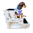Escada Pet Para Cachorro E Gato Com 3 Degraus E Toca Em Mdf