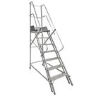 Escada Plataforma em Aluminio NR12 1,75M 6 Degraus ESCALEVE