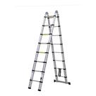 Escada Telescópica Dupla 16 Degraus 5m Aluminio Qualidade