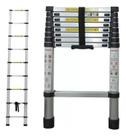 Escada Telescopica Multifuncional Extensiva Aço Inoxidável 13 Degraus 3,8m