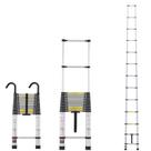 Escada telescópica VEVOR 5m de alumínio leve com tampa de 170 kg.