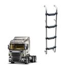 Escada Traseira Scania Cabine R Highline 4 Degraus Cromado
