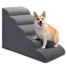 Escadas para Cães CiwiVoki - 5 Degraus, 24cm - Para Sofá, Cama e Cama Alta