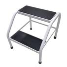 Escadinha De 2 Degraus Para Maca Anti Antiderrapante Metal Profissional Estética Doméstico Casa