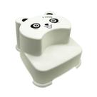 Escadinha Infantil 2 Degraus Antiderrapante Panda Branco Escadinha Infantil 2 Degraus Antiderrapante Panda Branco