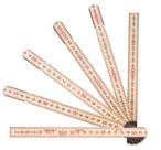 Escala Métrica Dobrável de Madeira 2mX17,3mm com 10 Dobras MAD-59210 - Hultafors - 3860592100