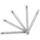 Escala Métrica Dobrável Vonder 2 M X 15 Mm - Plástico, Classe Iii, Graduada Em Mm/pol