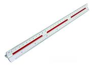 Escalímetro Triangular Profissional Trident 7830/1 Com Capa