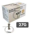 Escalpe 27 g cinza caixa com 100 unidades