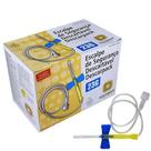 ESCALPE c/ dispositivo 23G AZUL LOCK DESCARPACK CX COM 100 UNIDADES