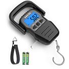 Escama de peixe HEETA digital portátil suspensa de 50 kg com fita métrica Escama de peixe HEETA digital portátil suspensa de 50 kg com fita métrica