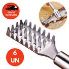 Escamador Removedor Tira Escama Inox Descamador Limpa Peixe Profissional Arranca Escama Debulhador R