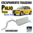 Escapamento Abafador Silencioso Traseiro Palio Todos Exceto 1.8