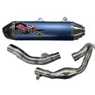 Escapamento Belparts Bhp Ktm 250 Sxf 19/22 Azul Carbon