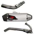 Escapamento belparts bhp sahara/tornado 300 serie silver