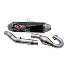 Escapamento belparts kxf250/kxf250x 21/24 bhp inox preto