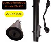 Escapamento Biz 125 2006 a 2010 Preto fosco Modelo do original Silencioso