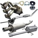 Escapamento Completo Corsa Sedan G2 1.0 8v 2006